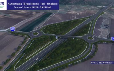 Compania Națională de Investiții Rutiere (CNIR) a semnat un contract cu firma spaniolă FCC Construcción pentru realizarea unui nou segment de autostradă în nord-estul României