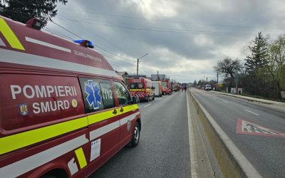 Traficul rutier este blocat miercuri dimineață pe breteaua de acces dinspre Jilava (DN 5) către Autostrada A0 Centura București, din cauza unui accident