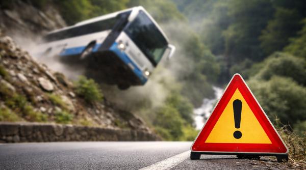 Accident TERIBIL în Canare: Un mort și 14 răniți după ce un autocar a căzut într-o râpă