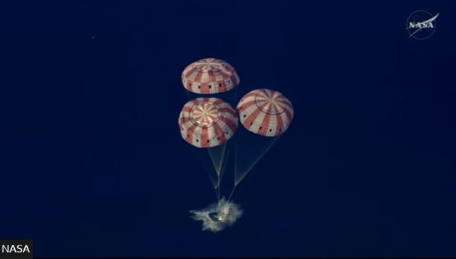 Orion, înapoi pe Pământ: Capsula Artemis II a amerizat! Un succes NASA, mesaj de la Donald Trump