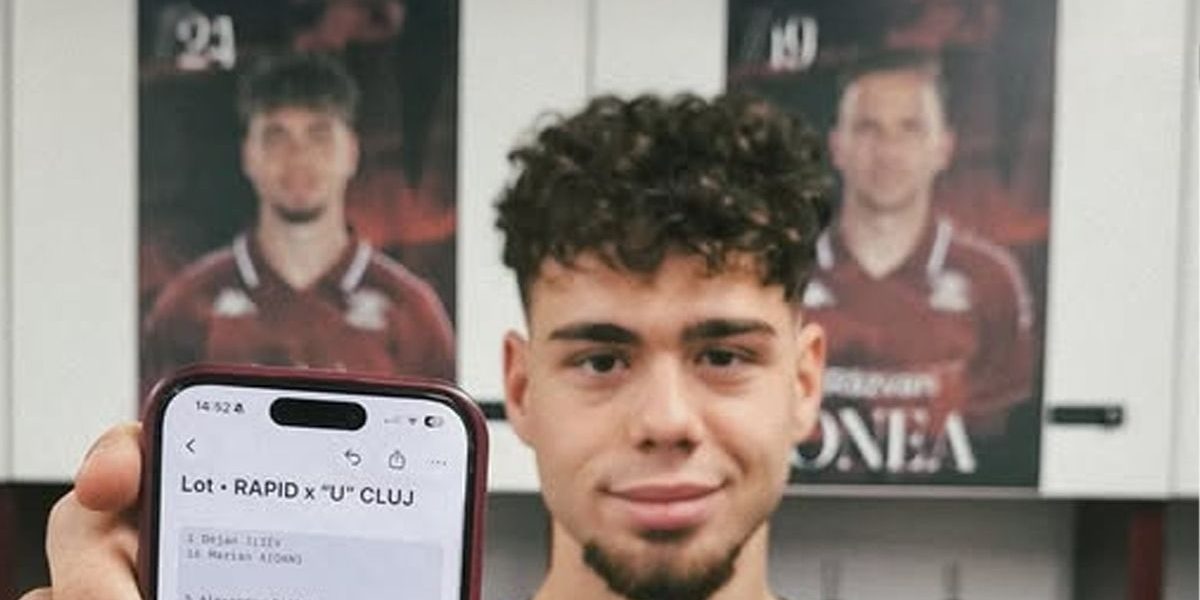 Rapid București a anunțat lotul pentru meciul cu Universitatea Cluj într-un mod inedit, pe rețelele de socializare, înaintea partidei din etapa a treia a play-off-ului Ligii 1