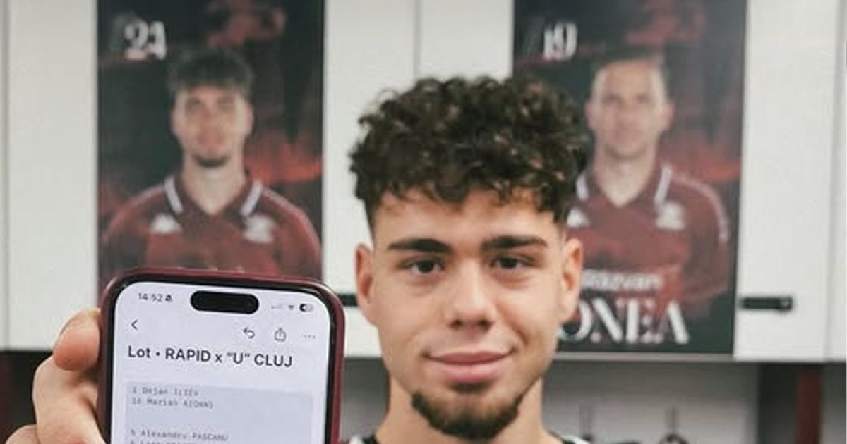 Rapid București a anunțat lotul pentru meciul cu Universitatea Cluj într-un mod inedit, pe rețelele de socializare, înaintea partidei din etapa a treia a play-off-ului Ligii 1