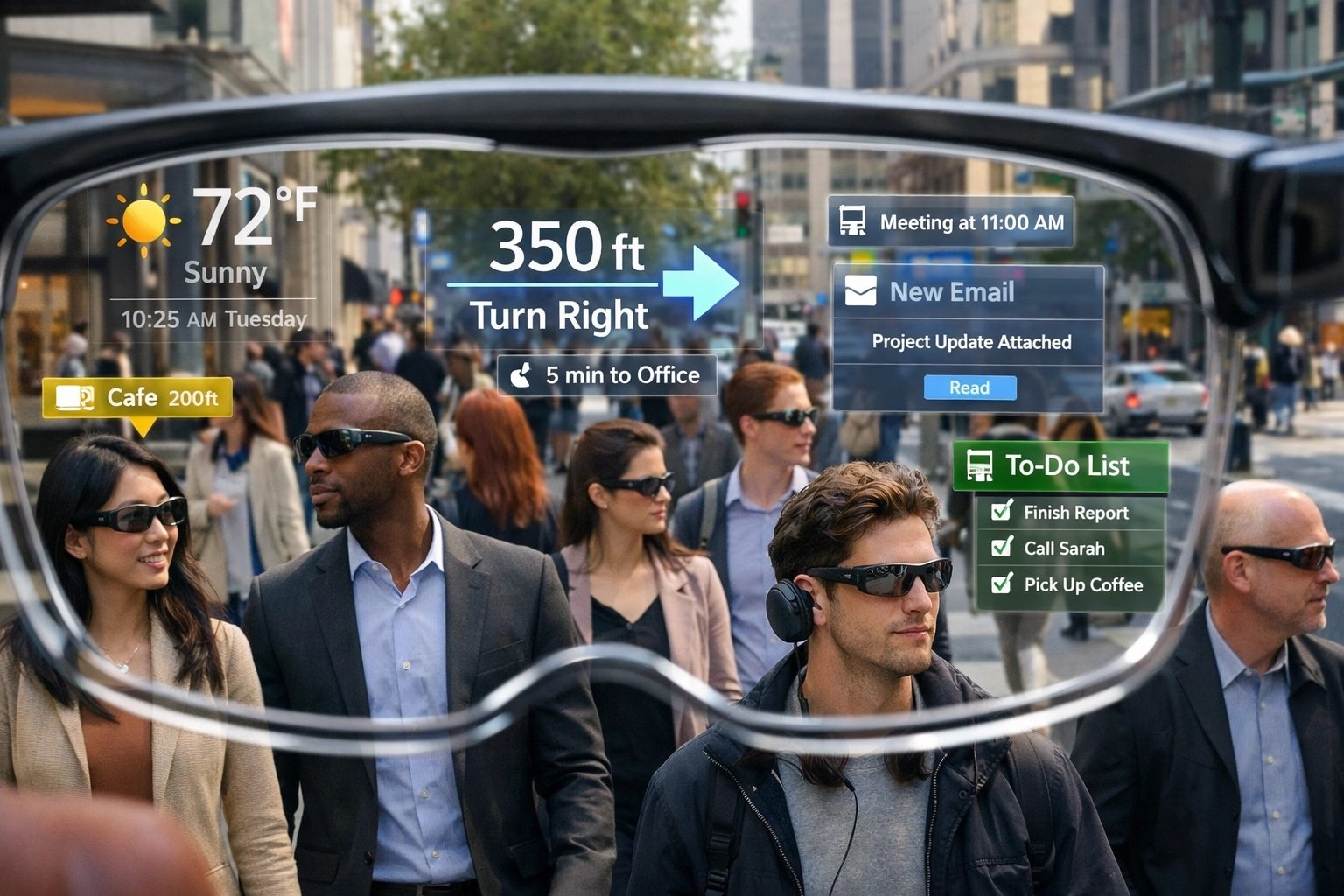 Ochelarii AR, accelerație maximă: AI și tehnologiile noi, motorul creșterii