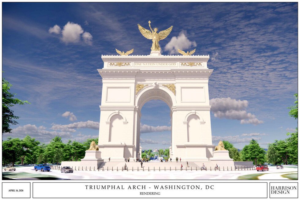 Donald Trump promite: Cel mai grandios Arc de Triumf, chiar de el construit