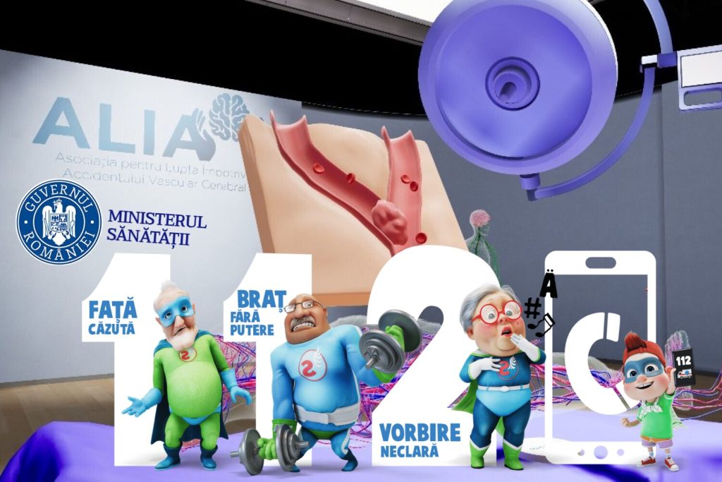 Ministerul Sănătății și ALIA, campanie AVC cu ajutorul "Eroilor FAST"