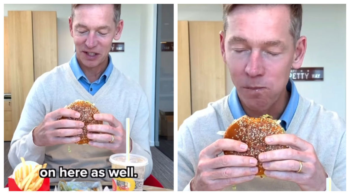 Șeful McDonald's, criticat dur: N-a mâncat din burger. "Nici măcar o îmbucătură!"