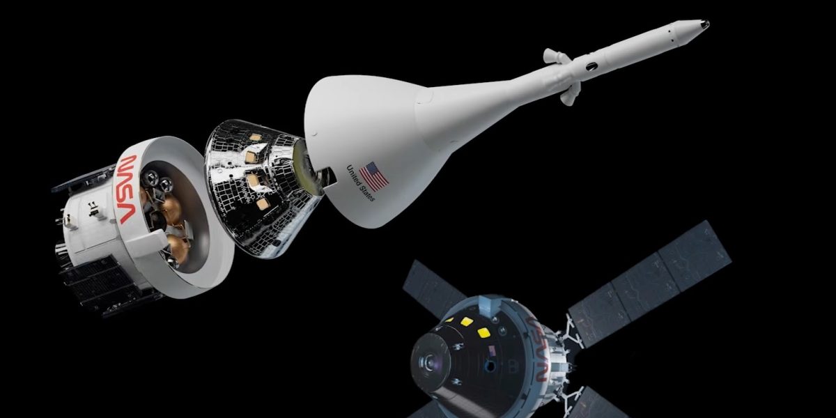Capsula Orion, de dimensiuni impresionante, a fost proiectată pentru misiuni umane în spațiu profund