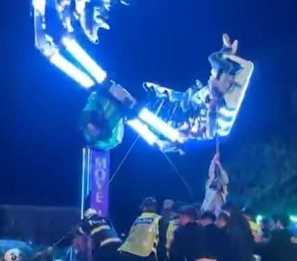 Caransebeș: Coșmar la carusel. 17 copii blocați, 6 cu atacuri de panică!