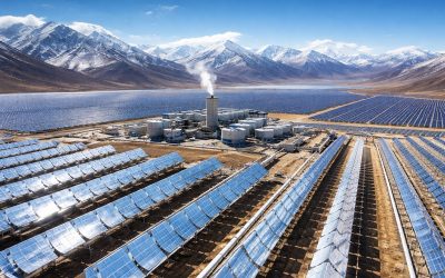 China ridică o mega centrală solară la record de altitudine în Tibet