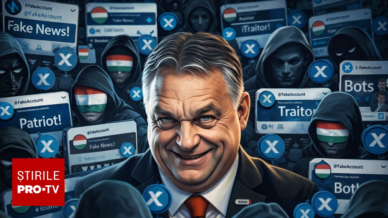 Rețea fantomă pe X: Sute de conturi false fac propagandă pentru Viktor Orban