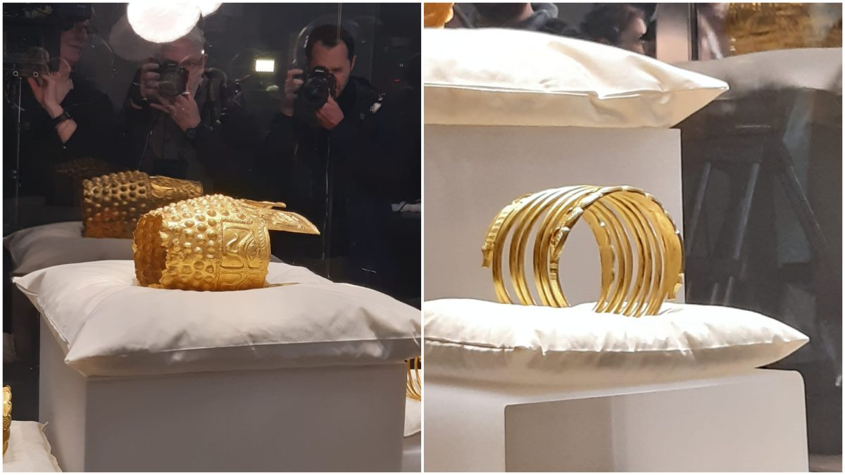 Coiful de la Coțofenești și brățări dacice, expuse la MNIR. Directorul dă asigurări