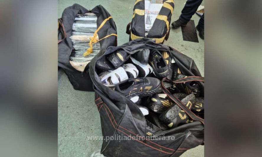 Giurgiu: Polițiștii au confiscat sute de mii de lei în falsuri vestimentare