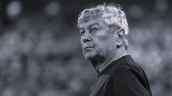 Imaginea lui Mircea Lucescu, umbrită de cubul de pe Arena Națională, înaintea meciului FCSB – Oțelul