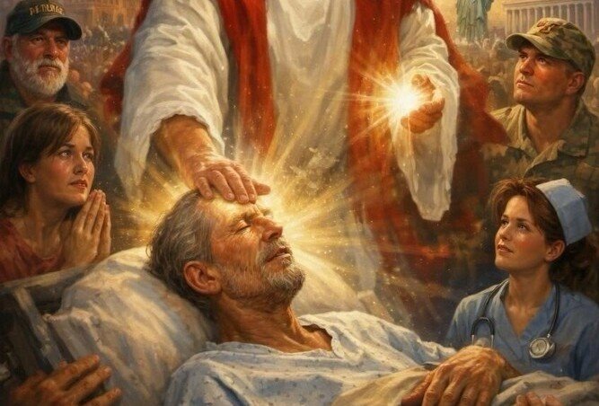 Trump, șters de pe rețele ca Iisus: "Eram medic, legătura cu Crucea Roșie"