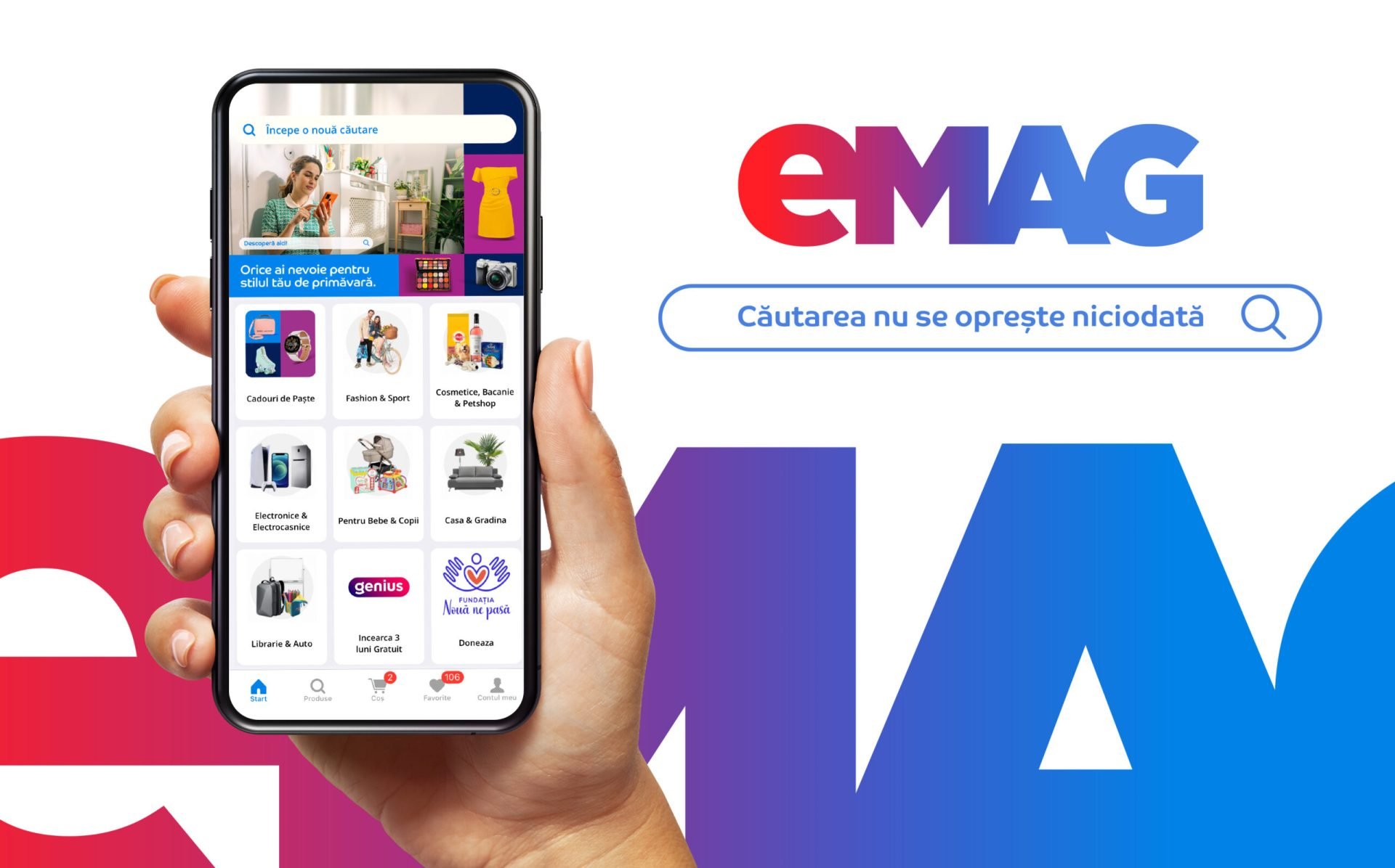 eMAG lansează un nou serviciu gratuit pentru clienți, notificările pe WhatsApp Retailerul online eMAG a anunțat oficial, în acest final de săptămână, lansarea unui serviciu gratuit destinat clienților săi, care le va permite să primească notificări prin WhatsApp