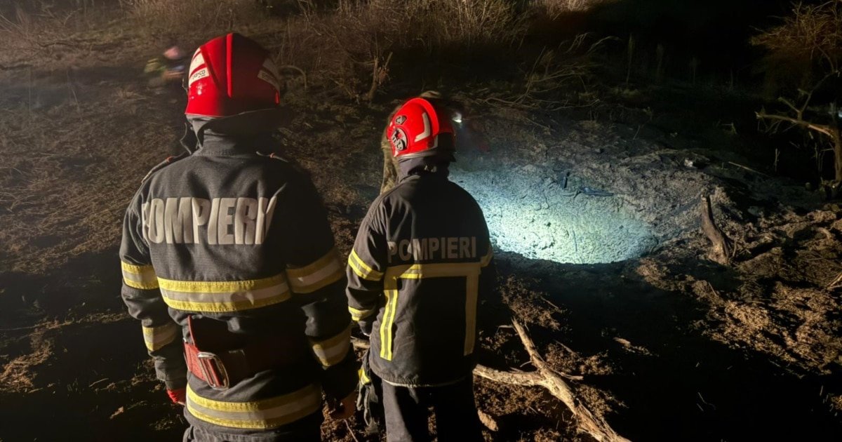 Drona rusă prăbușită în Tulcea după atacuri asupra Ucrainei