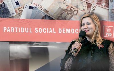 O angajată PSD a adunat 500.000 de euro în doi ani, după contracte, firma ei înregistrând o creștere de 2984%