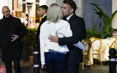 Macron, replica la Trump: Cină romantică la Roma cu soția, după jigniri
