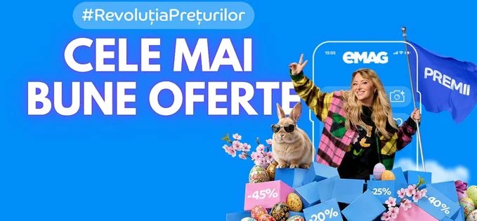 20 de oferte de la eMAG în campania Revoluția Prețurilor