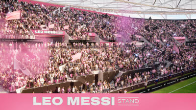 Leo Messi inaugurează un stand la stadionul din Miami