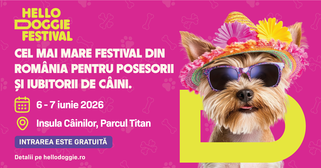 Hello Doggie Festival revine la București în iunie