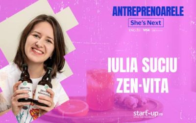 Iulia Suciu, ZEN-VITA, despre start-up: „Pendulezi între bine și suficient”