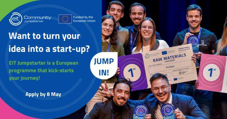 EIT Jumpstarter caută startup-uri early-stage din România: 240.000 de euro finanțare