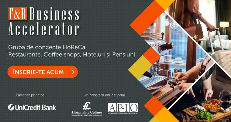 Programul F&B Business Accelerator: Cum ajută HoReCa să crească profiturile