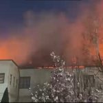 Incendiu puternic la Mănăstirea Bistrița: 10 autospeciale intervin în Vâlcea