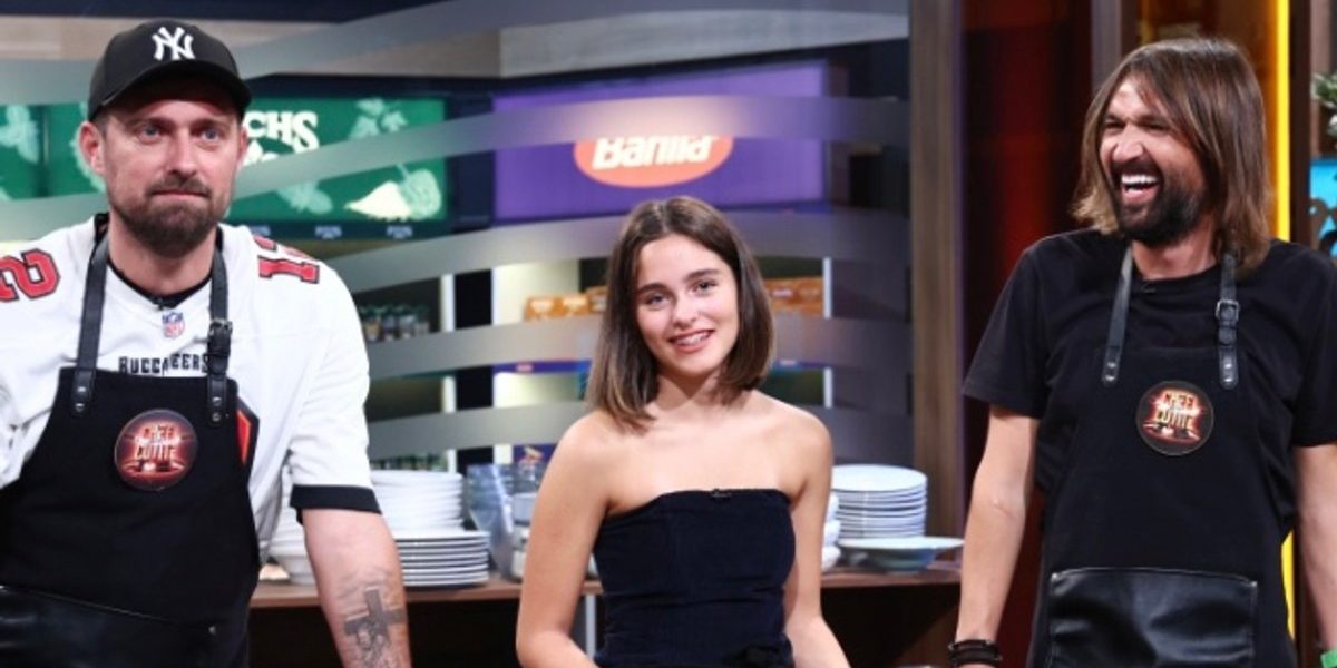 Fiica lui Gabi Tamaș, spectaculoasă alături de tată și Dan Alexa la „Chefi la cuțite”