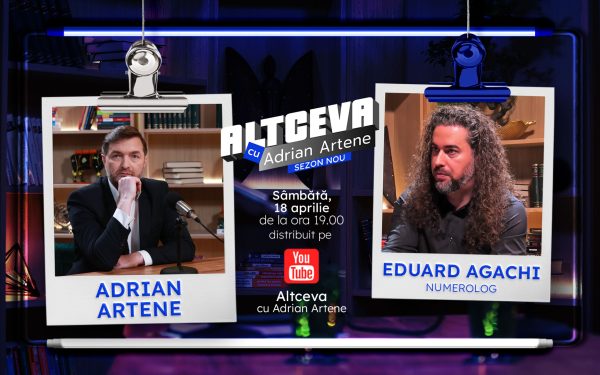 Agachi dezvăluie secretul cifrei destinului la „Altceva cu Adrian Artene”