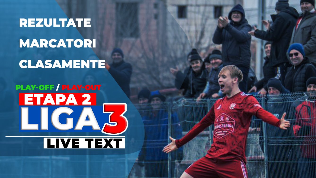 Rezultate explozive în Liga 3: Derbyuri spectaculoase în play-off și play-out