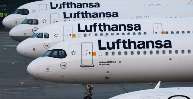 Greve la Lufthansa: Haos pentru zeci de mii de pasageri. Sute de zboruri anulate