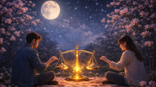 În apropierea Lunii pline din 2 aprilie, astrele ne oferă o temă de reflecție despre echilibrul în relații și integritatea personală