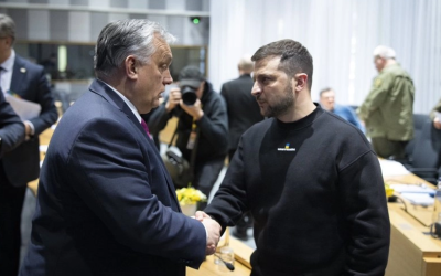 Președintele ucrainean Volodimir Zelenski a avut joi o întâlnire cu reprezentanți ai minorității maghiare din Transcarpatia, regiune din vestul Ucrainei