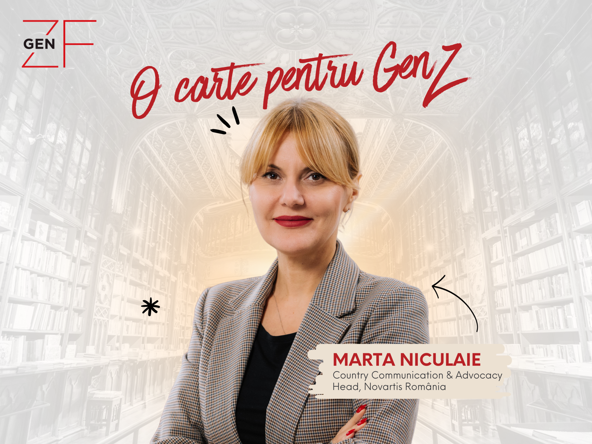 Marta Niculaie, șefa Novartis România, dezvăluie cartea favorită