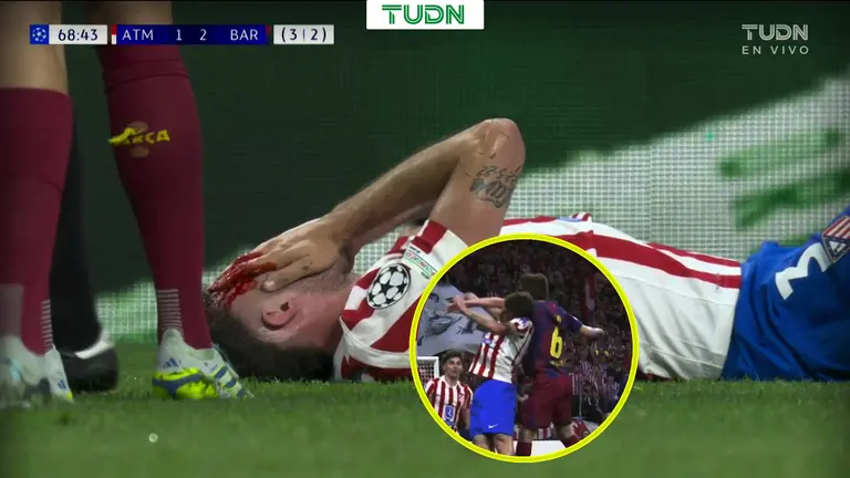 Gavi, scandal la Barcelona-Atletico: Ruggeri, lovit și scutit de roșu!