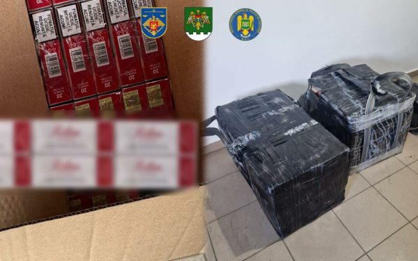 Contrabandă cu țigări: Rețea destructurată în Moldova cu ajutorul Poliției de Frontieră Română