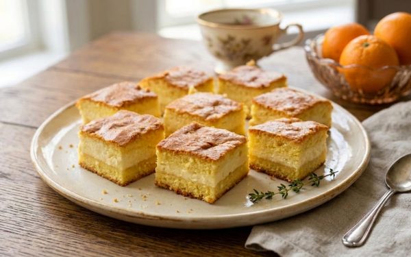 Prăjitura-minune: Cremă de brânză și portocală, un deliciu irezistibil