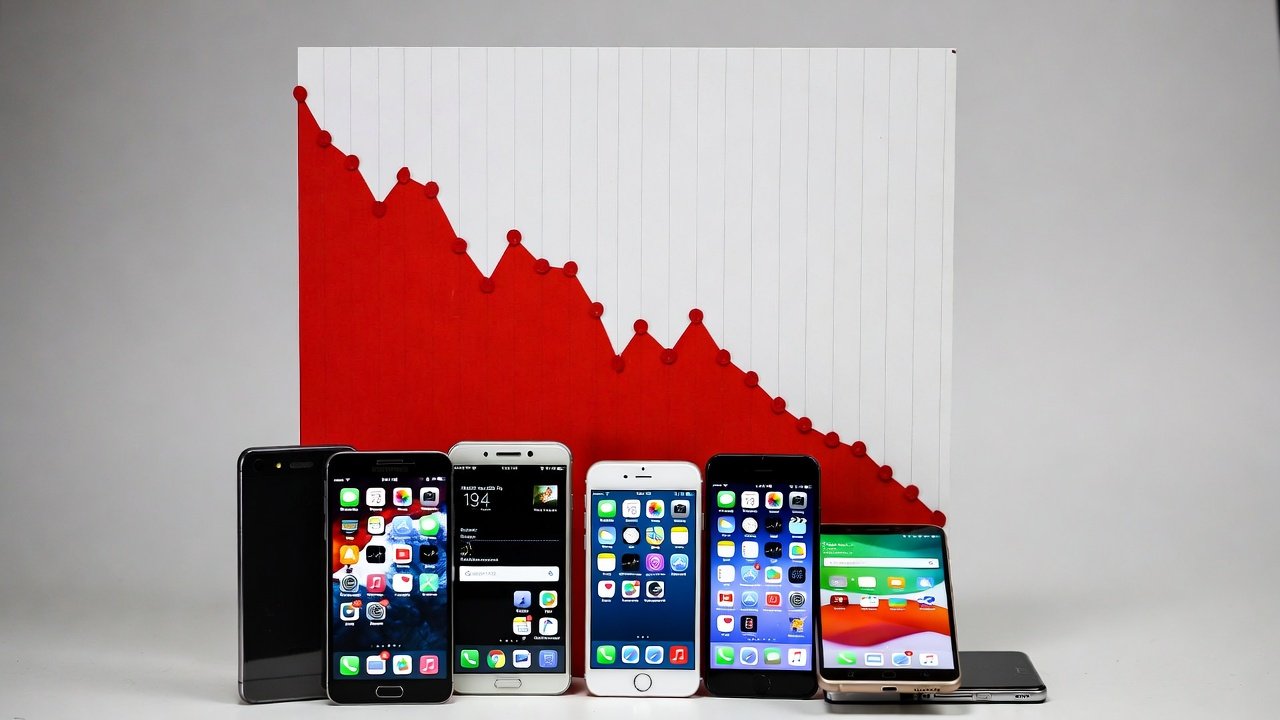 Livrarile de smartphone-uri, în scădere: Apple, lider în T1 2026