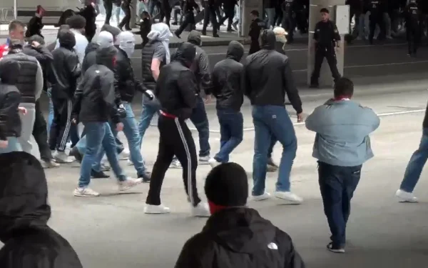 Ultras din Stuttgart, atac violent asupra fanilor Bayern