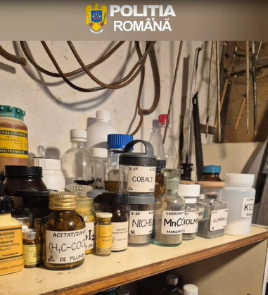 Tânăr reținut la Galați, după ce a creat un laborator de explozibili în bloc