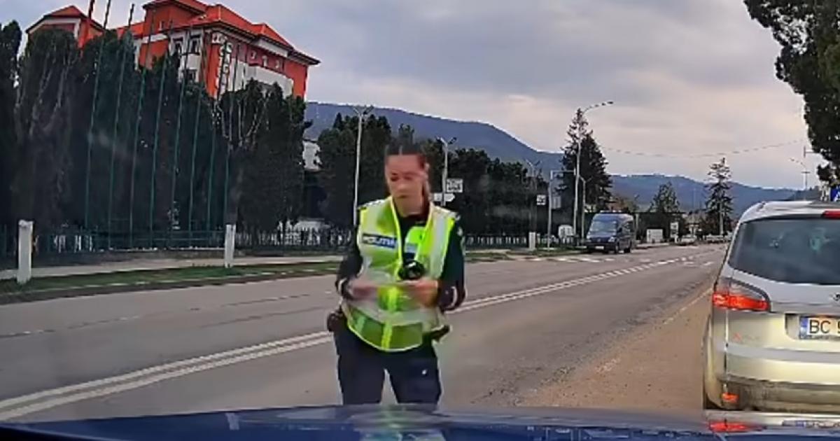 Șofer amendat de poliție: "Verde" sau "galben"? Scandal pe șosea