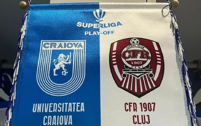 Universitatea Craiova învinge CFR Cluj cu scorul de 2-0 în etapa a treia din play-off-ul Superligii Universitatea Craiova a obținut o victorie semnificativă în partida disputată luni seara pe teren propriu, câștigând cu scorul de 2-0 în fața formației CFR Cluj