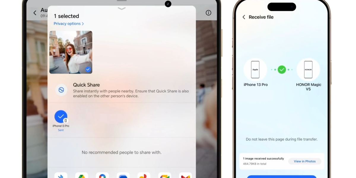 Honor intră pe piața transferului rapid de fișiere cu Honor Connect, o funcție care promite să funcționeze nu doar între dispozitivele Android, ci și cu cele iOS