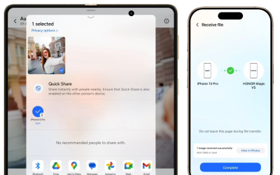 Honor intră pe piața transferului rapid de fișiere cu Honor Connect, o funcție care promite să funcționeze nu doar între dispozitivele Android, ci și cu cele iOS
