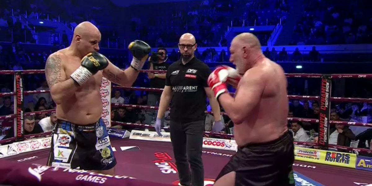 Tolea Ciumac, luptător de 51 de ani, a câștigat categoric meciul disputat împotriva lui Jon Berceni, în cadrul galei Dynamite Fighting Show 2026, organizată în parteneriat cu promoția japoneză K-1