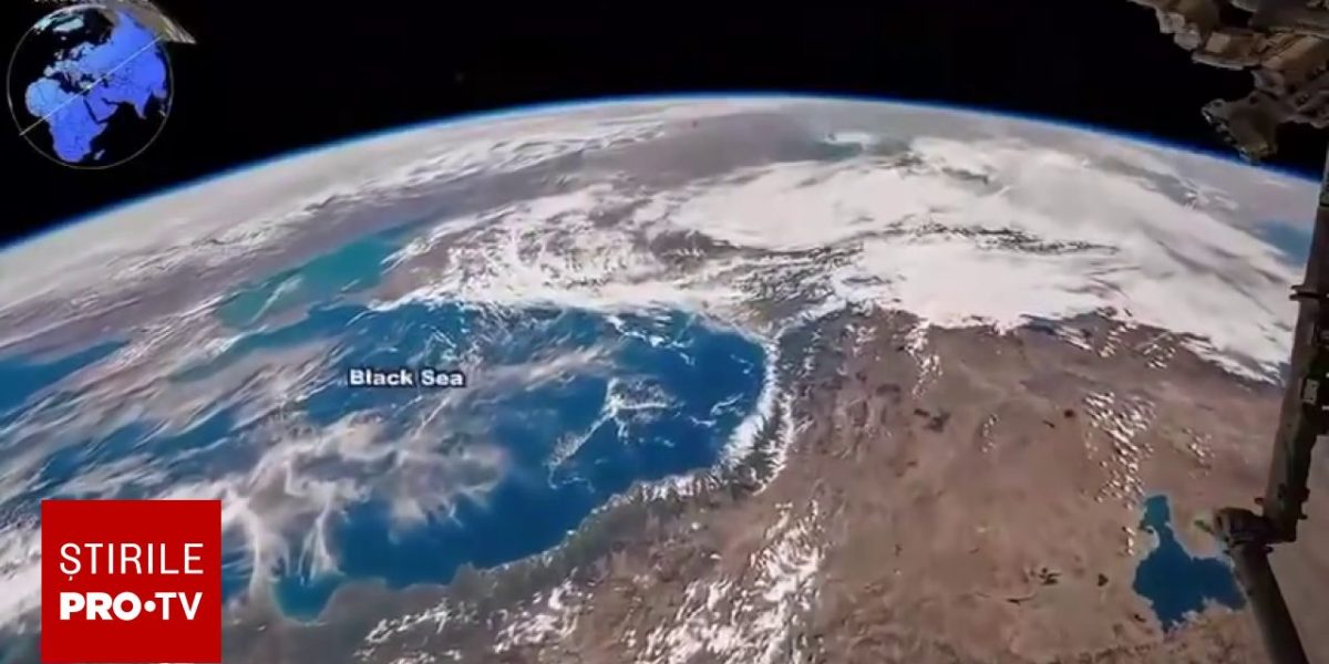 Cum arată Marea Neagră văzută din spațiu: Imagini de la Ambasada SUA