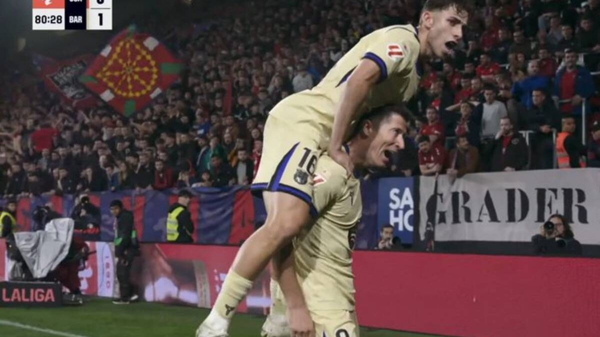 Lewandowski, erou la Barcelona: Golul salvator și VIDEO spectaculos