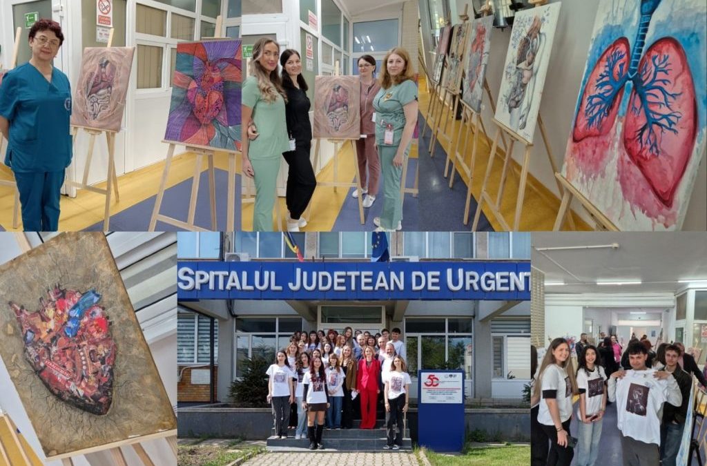 Viața, în culori: Expoziție inedită la Spitalul Județean Buzău despre fragilitate